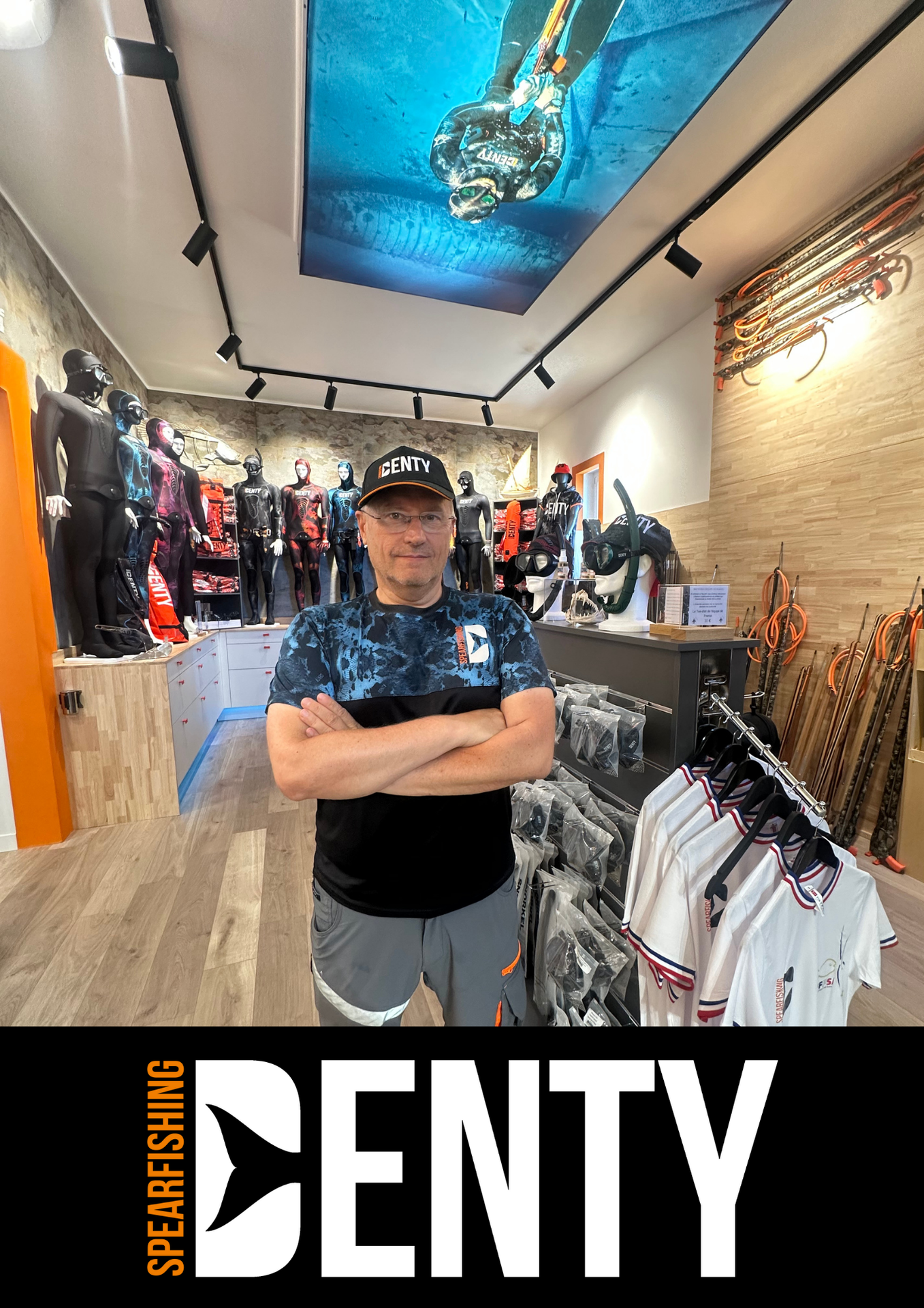 Image de Stéphane Dudon dans sa boutique