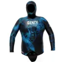 Combinaison anaconda Bleu veste épaisseur 3 mm – 5 mm Denty Spearfishing