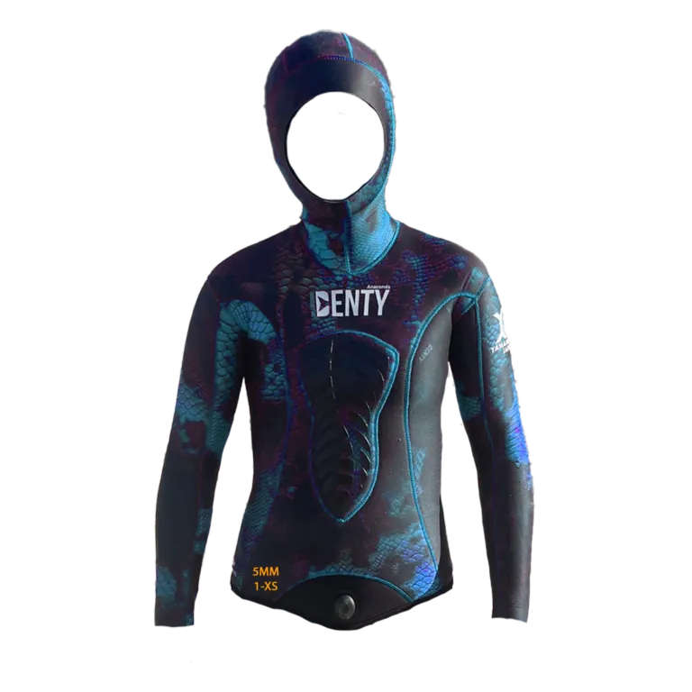 [VFCAB51] Veste Femme Combinaison Anaconda Bleu – 5mm (XS)