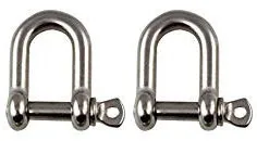 [MI4] 2 Manilles inox 4mm