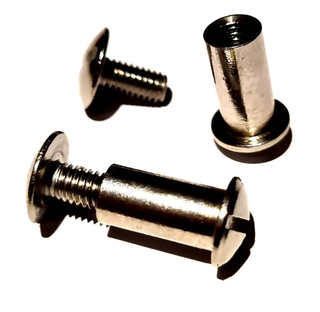 [VH64] Vis hublot inox femelle M6 et male M4 6x11,5