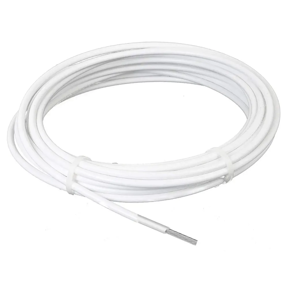 [CIGB20775] Cable inox 7*7 = 49 brins 5m 2mm gainé Blanc
260Kg à la rupture