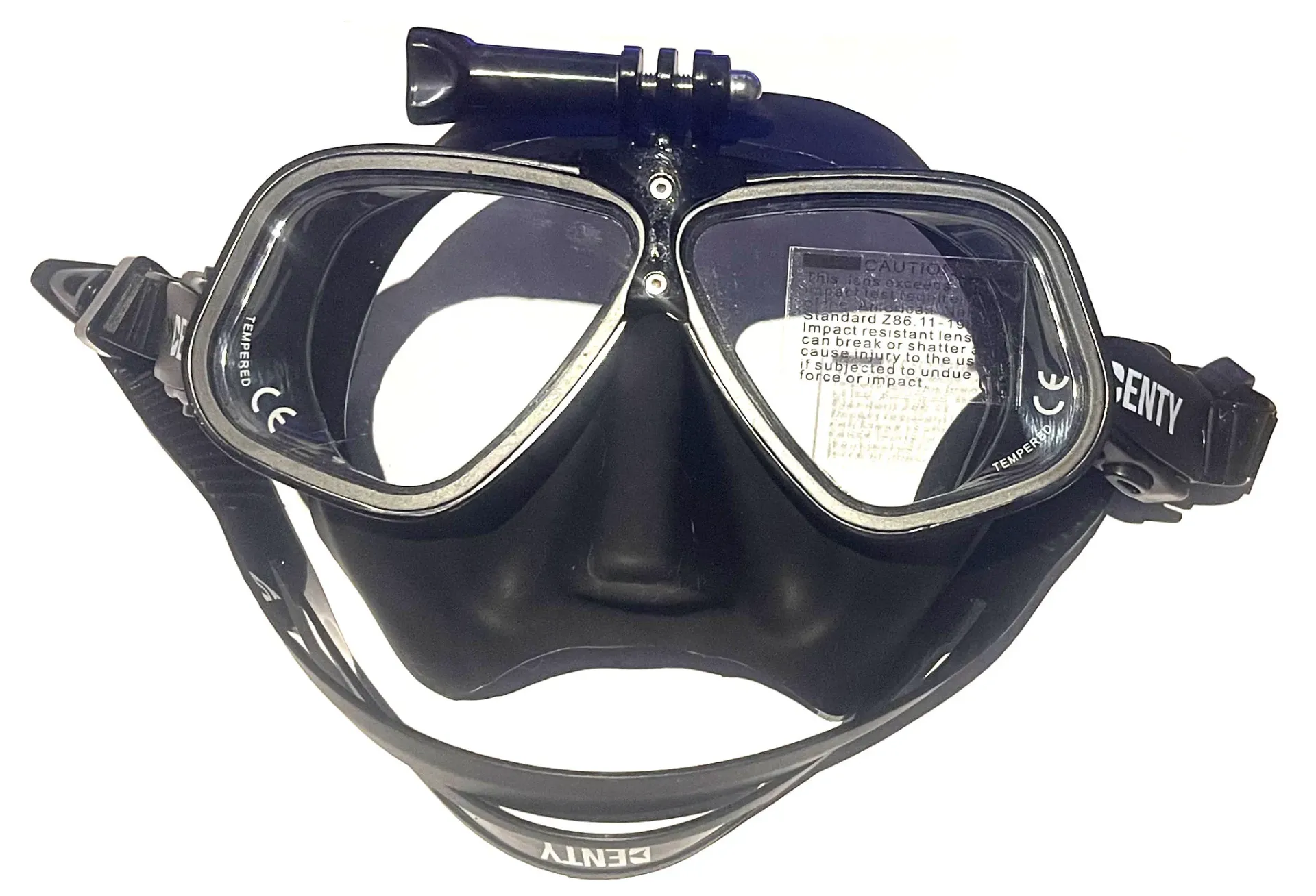 [MMNGOPRO4] Masque Metal super luxe Noir accessoire Gopro démontable