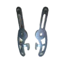 Fixation latérale de poulie avec passe fil extérieur