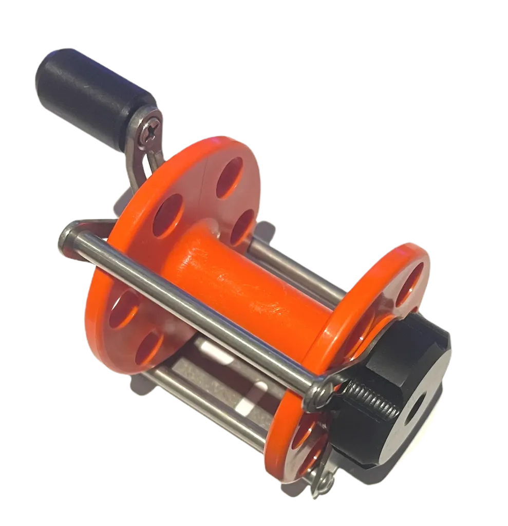 [MVOPV30] Moulinet vertical Orange petit volume 30m