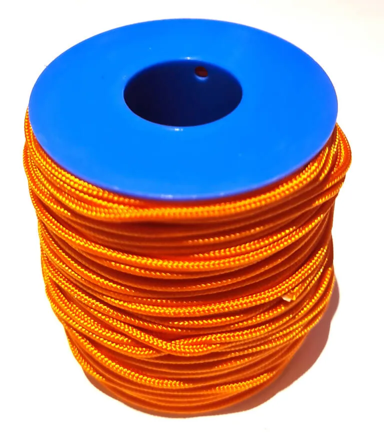 [DG5020O] Dyneema gainé 50m 2,0mm 280kg (Orange)