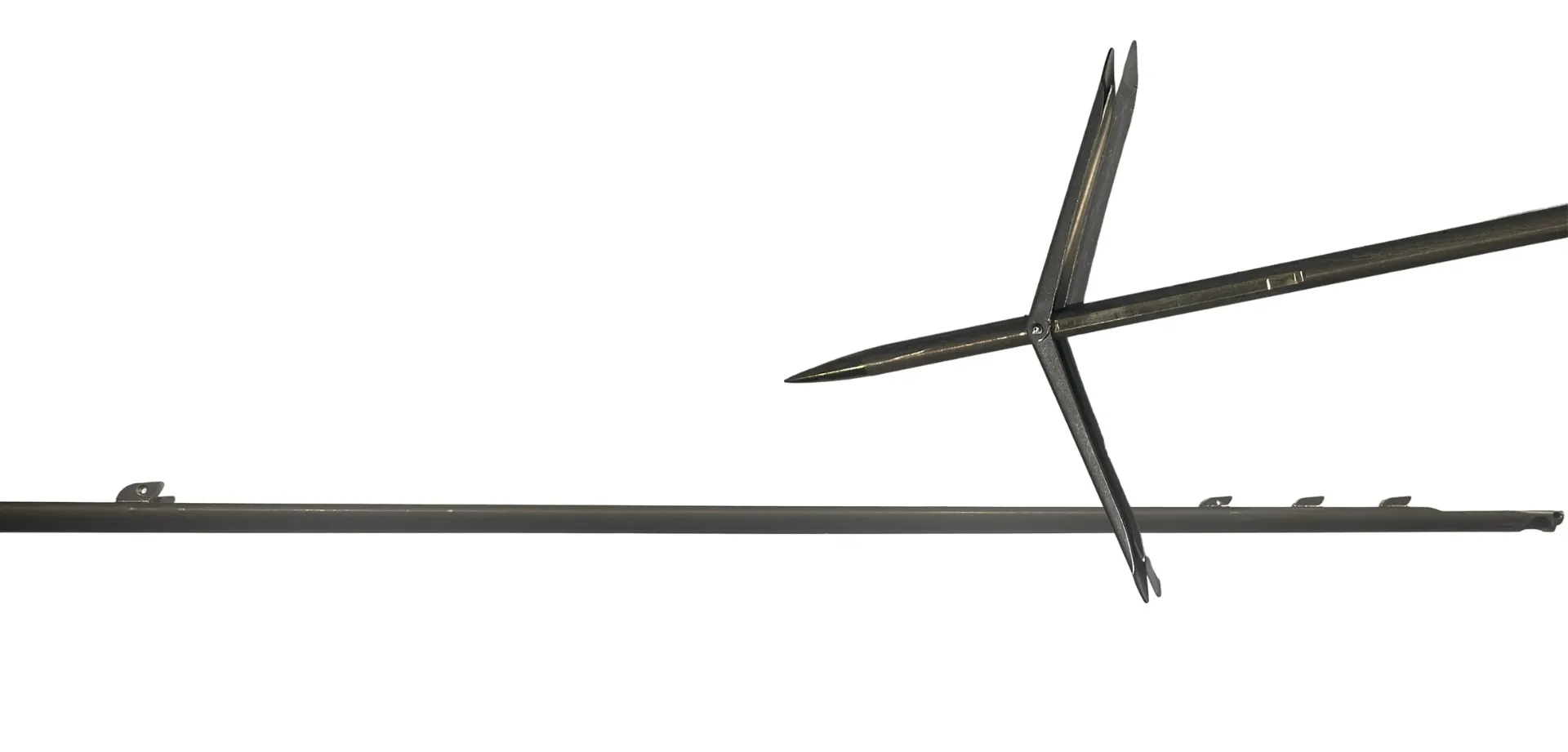 [FDS1407PEADD] Flèche 7mm 4 petits ergots en ardillon dessus (140)